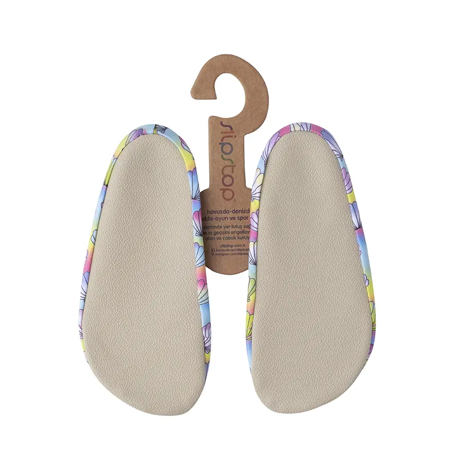 Slipstop Halksockor Oyster L Badstrumpor barn 