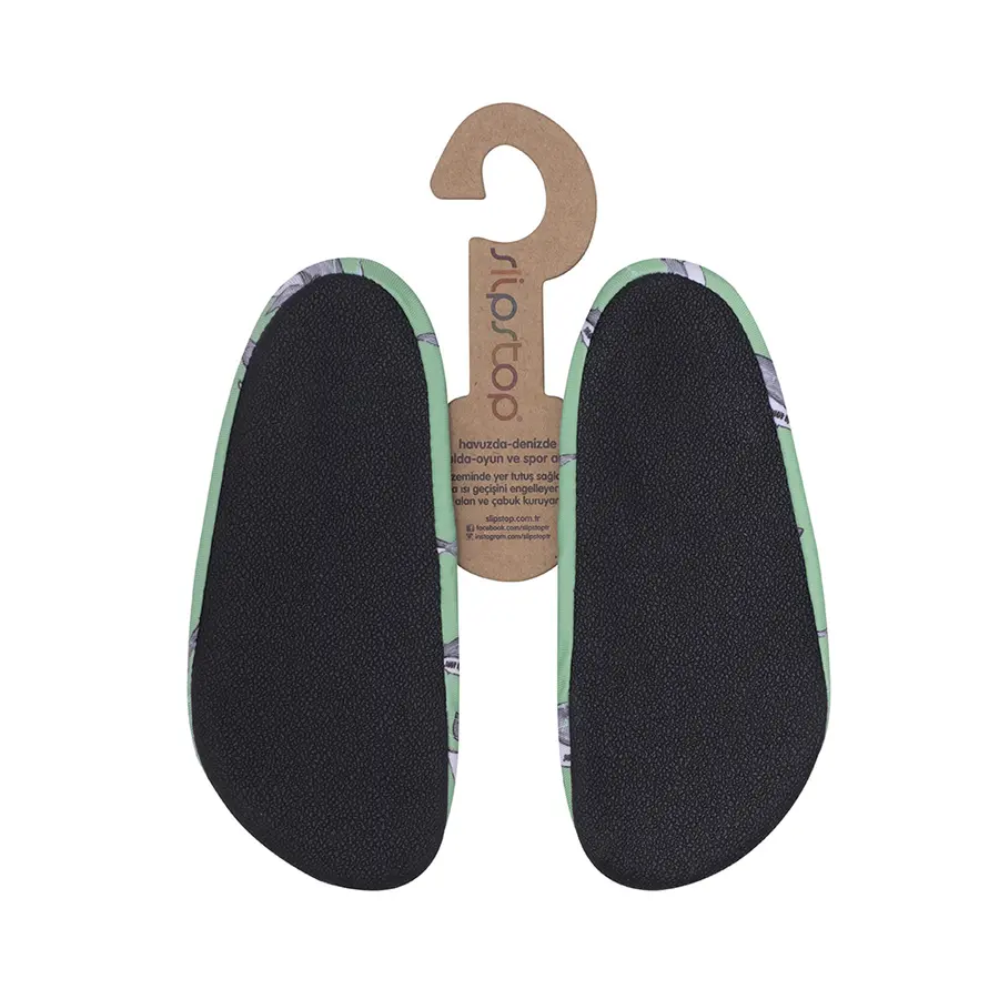 Slipstop Halksockor Berko Mint Jr L Badstrumpor barn 