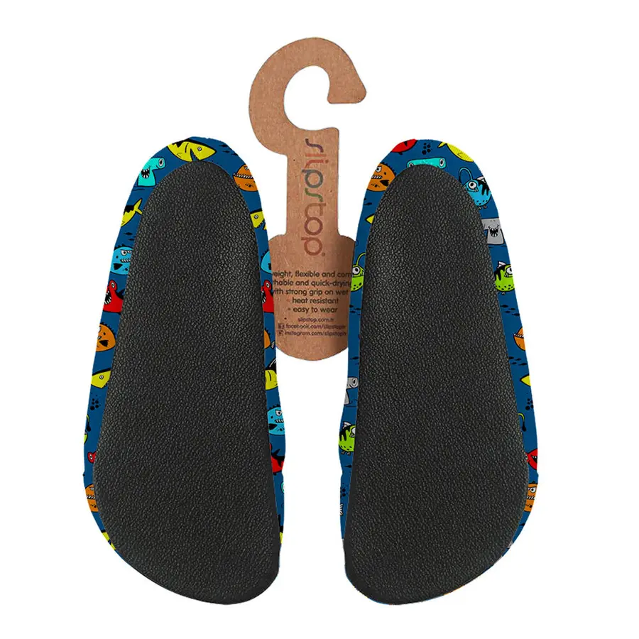 Slipstop Halksockor Aquatic L Badstrumpor barn 