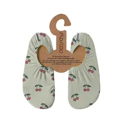 Slipstop Halksockor Cherry Green INF Badstrumpor barn