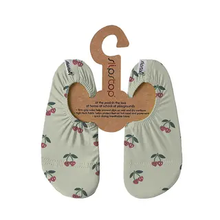 Slipstop Halksockor Cherry Green Badstrumpor barn