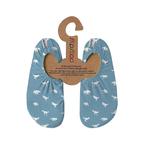 Slipstop Halksockor Dino Petrol Badstrumpor barn