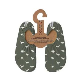 Slipstop Halksockor Dino Green Badstrumpor barn