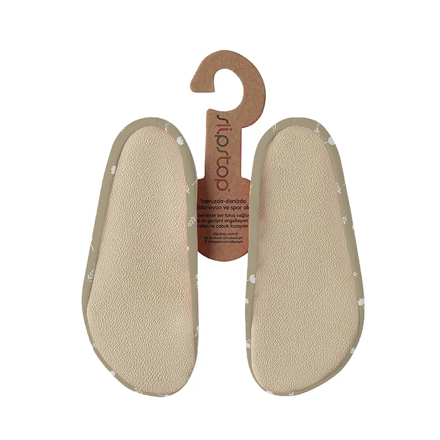 Slipstop Halksockor Grain Sand L Badstrumpor barn 