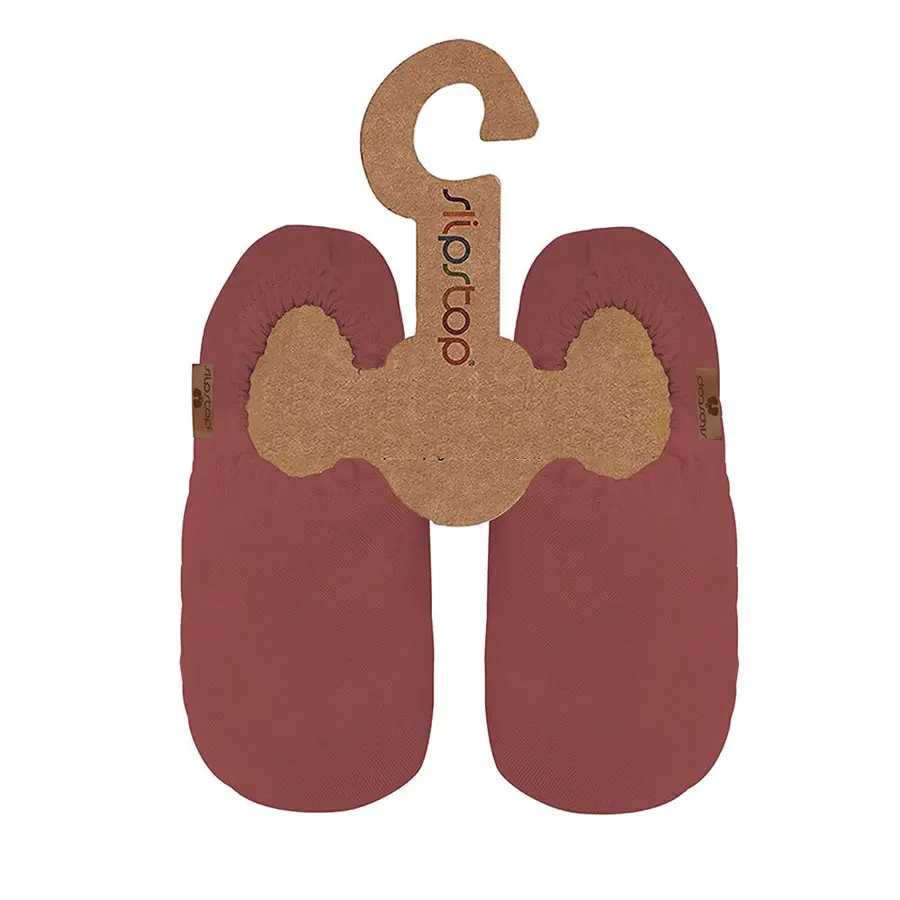 Slipstop Bootie Burgundy Junior XS Flexibel toffel med halkskydd 