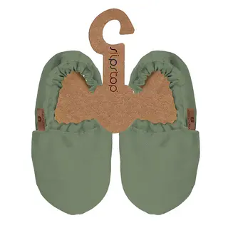 Slipstop Bootie Khaki Junior Flexibel toffel med halkskydd