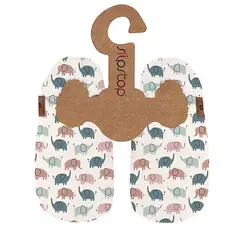 Slipstop Bootie Elefant 0-6 Mnd Flexibel toffel med halkskydd