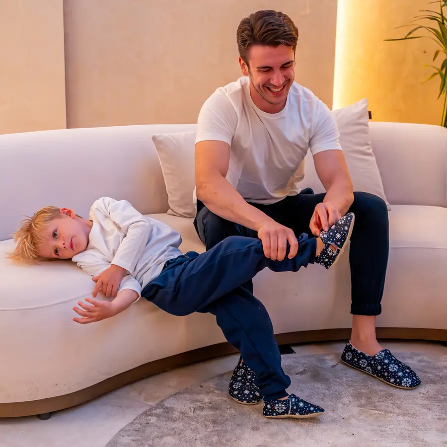 Slipstop Bootie Magic Stars S Flexibel toffel med halkskydd 