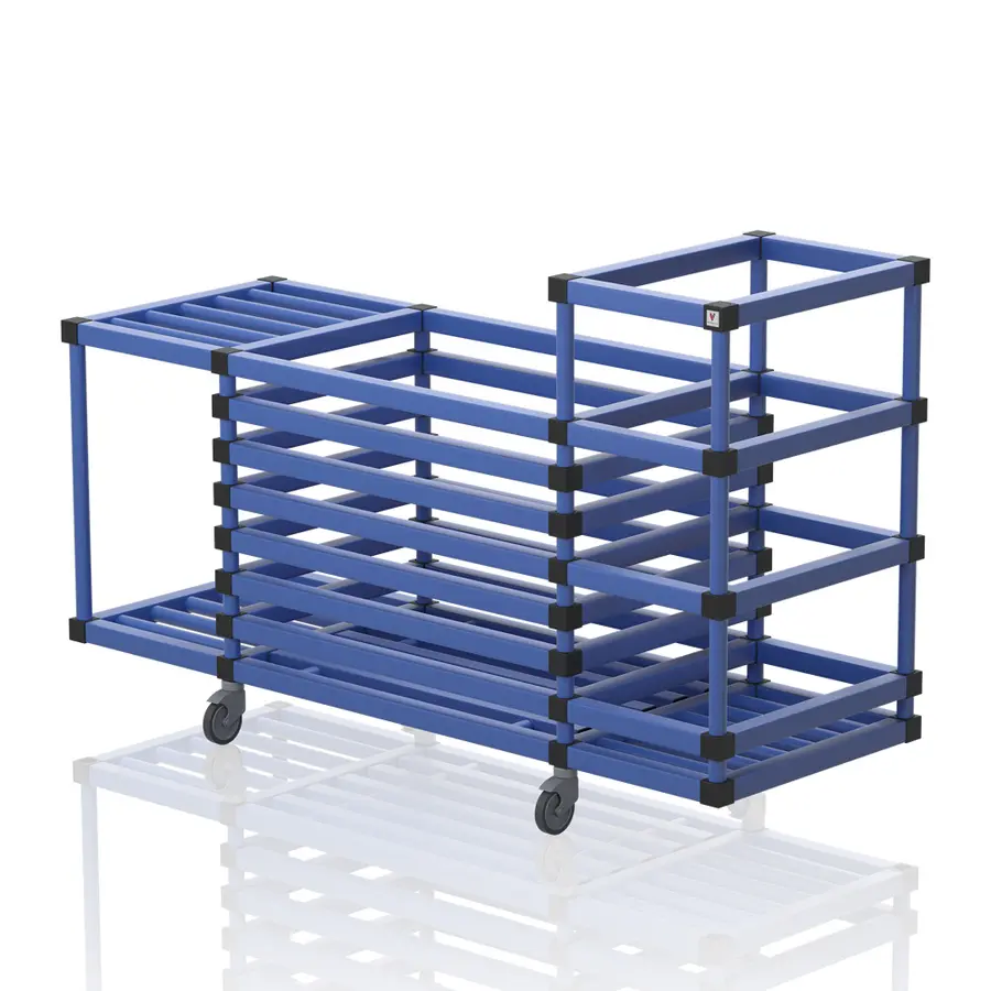 Förvaringsvagn | våtrum Blå 