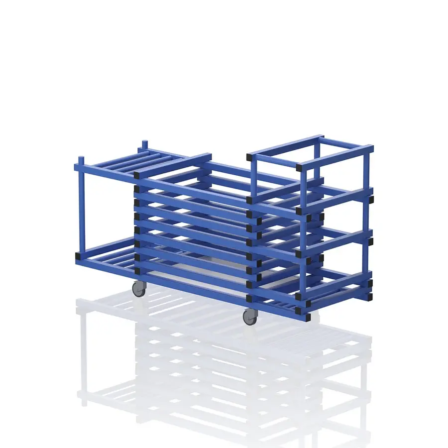 Förvaringsvagn | våtrum Blå 