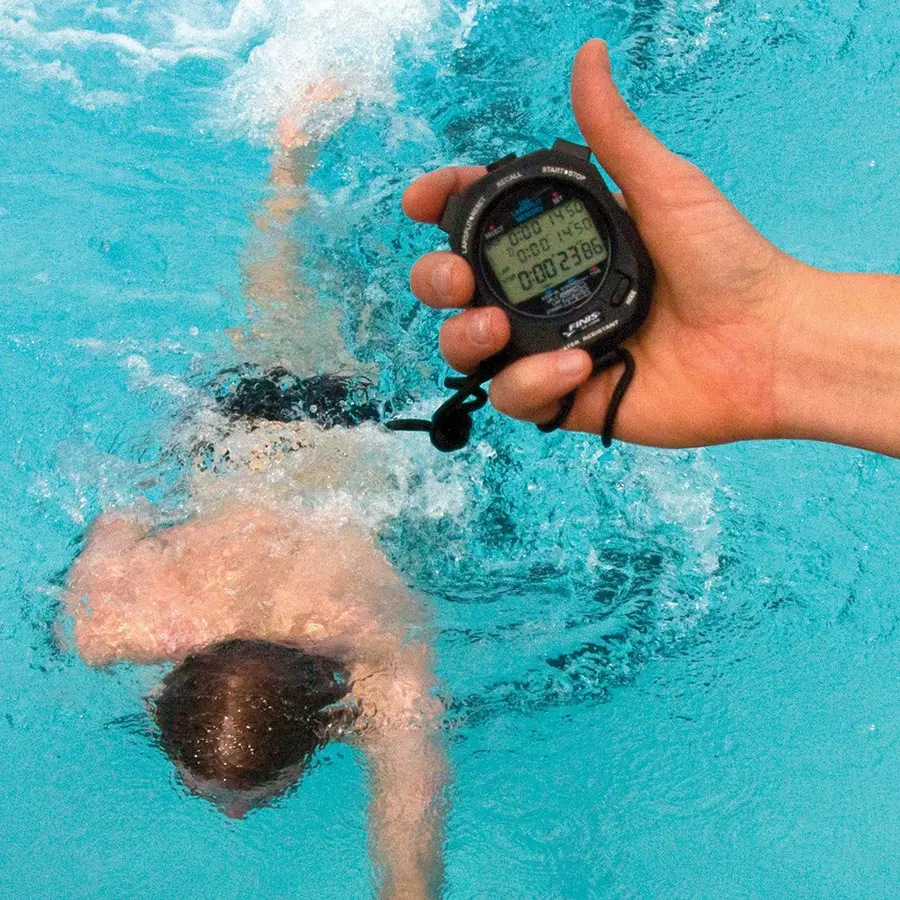 Stoppur Finis 100 memory Tidtagarur vattenresistent 