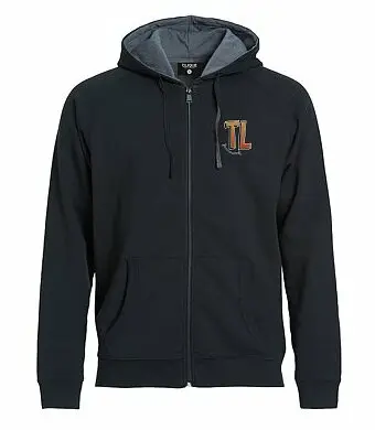 Clique Classic Hoody Zip Herr TL Svart Strl XS 