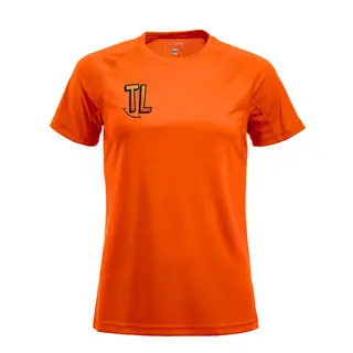 Clique Active-T Dam Orange T-shirt