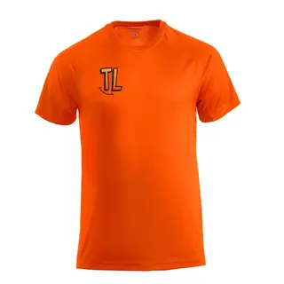 Clique Active-T Herr Orange M T-shirt | Medium