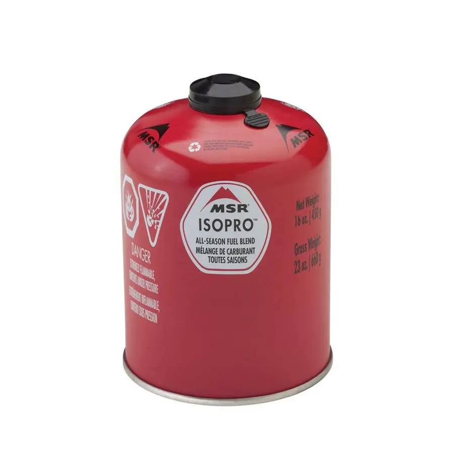 Gasflaska MSR IsoPro Canister Propanflaska 450 gram | Gasoltub 