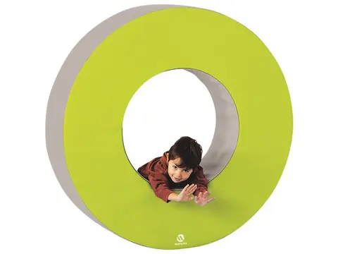 Skumkloss | Storcirkel i skum Diameter 120 cm | Gr&#246;n /Iivory