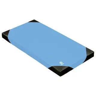 Lekmatta 120 x 60 x 7 cm | Bl&#229; Gulvmatta med f&#246;rst&#228;rkta h&#246;rn