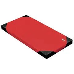 Lekmatta 120 x 60 x 7 cm | R&#246;d Gulvmatta med f&#246;rst&#228;rkta h&#246;rn
