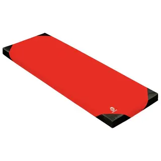 Lekmatta 180 x 60 x 7 cm | R&#246;d Gulvmatta med f&#246;rst&#228;rkta h&#246;rn