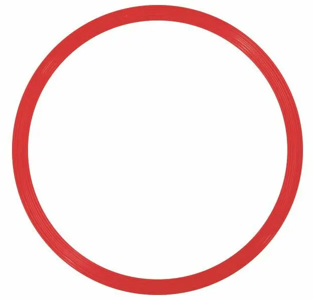 Koordinationsring 35 cm | Röd Platt koordinationsring | agilityring 
