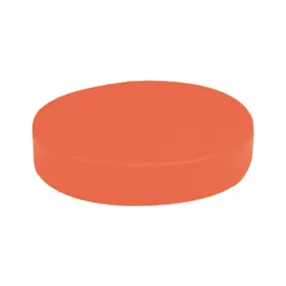 Sittkudde | Orange Diameter 35 cm | Tjocklek 7 cm