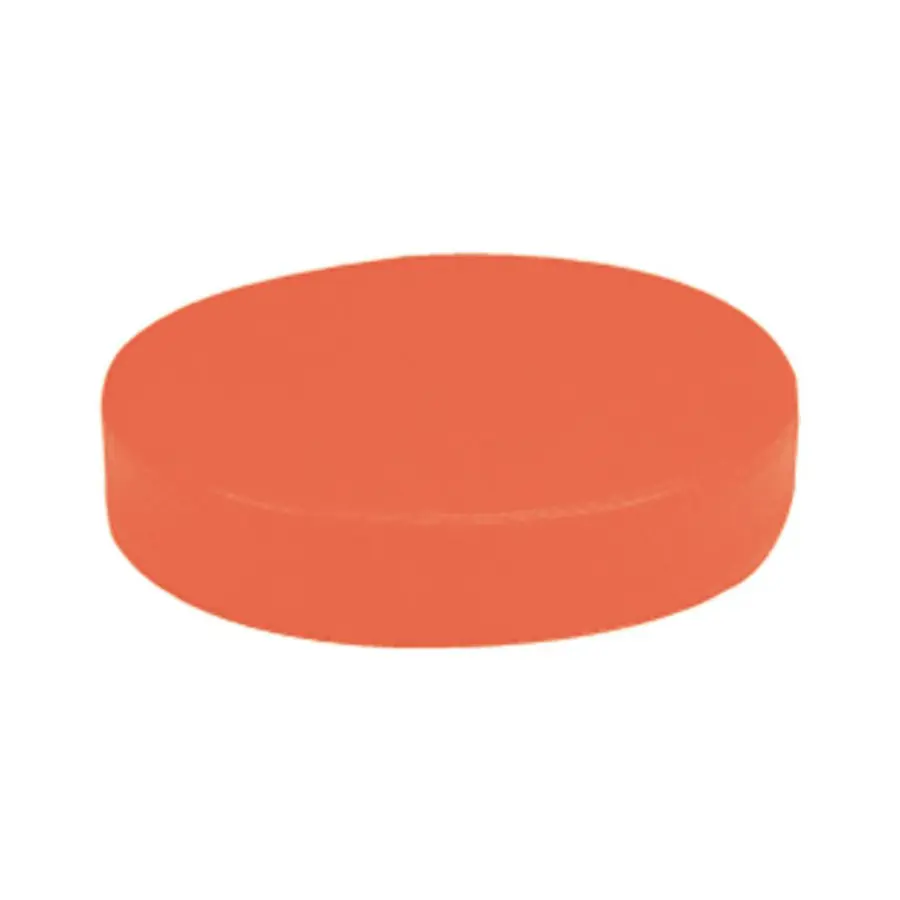Rund sittepute | Oransje Diameter 35 cm | Tykkelse 7 cm 