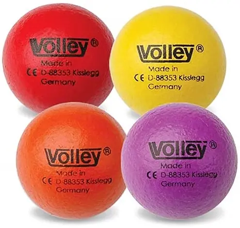 Softball Volley Super (4) 4 assorterte skumballer med elé-trekk 