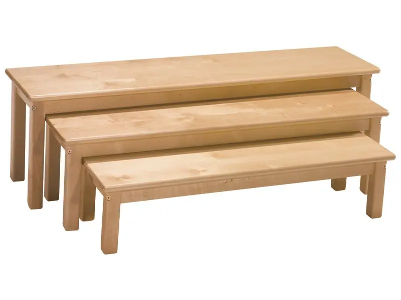 Trebenker Sett med 3 benker 
