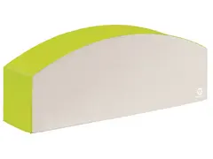 Skumkloss| Balansbom i skum 120x30x40 cm | Gr&#246;n / Iivory