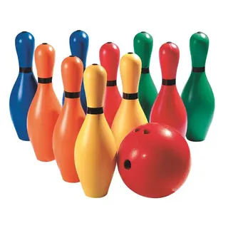Large Bowling Set Multicoloured