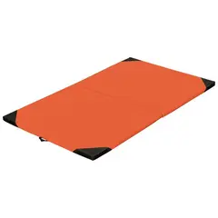 Lekmatta 200 x 120 x 4 cm | Orange Vikbar med handtak