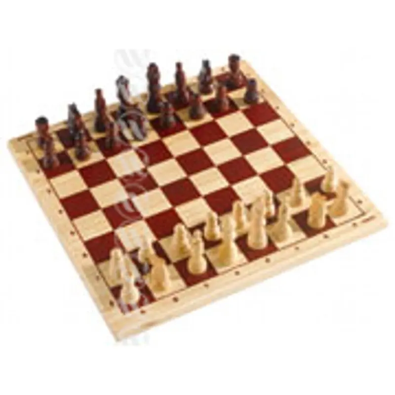 Schackspel Schackbräde och schackpjäser 