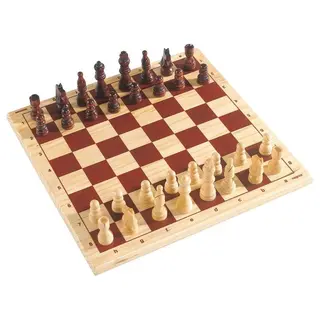 Schackspel Schackbräde och schackpjäser