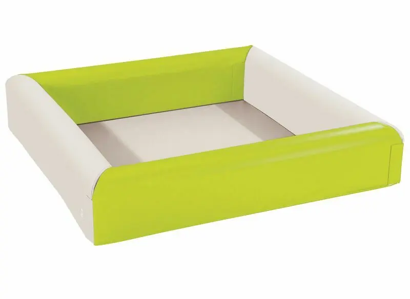 Bollhav Kvadrat 190x37 cm | Grön Ftalatfri | med bollar 