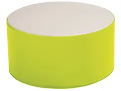 Skumkloss | Cylinder bas i skum 30x60 cm | Gr&#246;n / Iivory