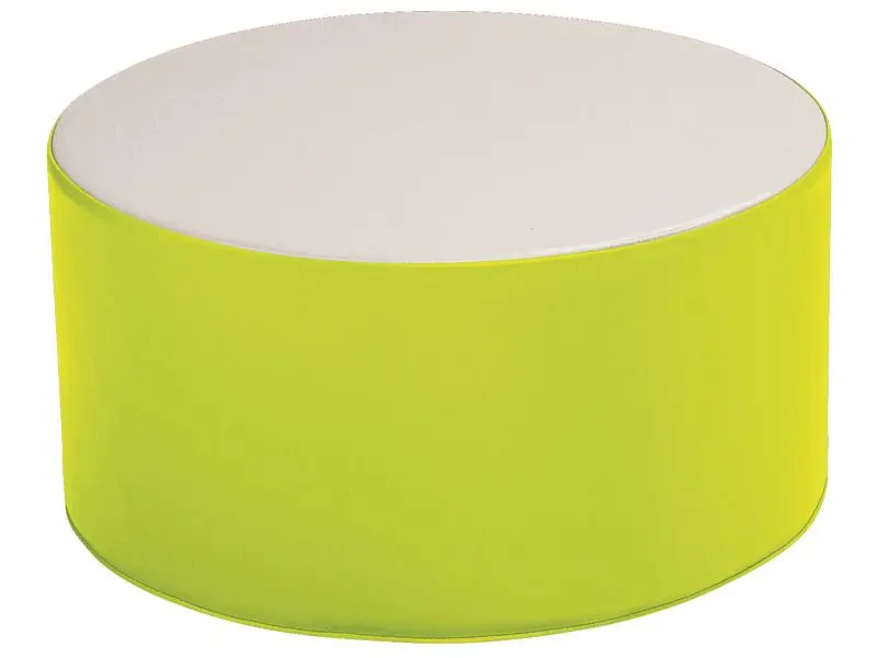 Skumkloss | Cylinder bas i skum 30x60 cm | Grön / Iivory 
