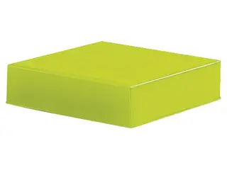 Skumkloss | Kvarts kube i skum 60x60x15 cm | Grön