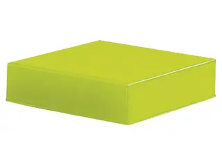 Skumkloss | Kvarts kube i skum 60x60x15 cm | Gr&#246;n