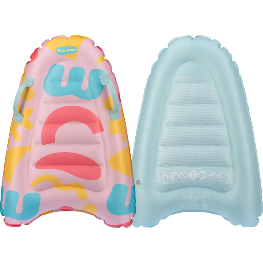 Bodyboard för barn 70 cm Ljus rosa 