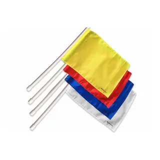 Vannpolo dommerflagg (4 stk) Hvit | Blå | Rød | Gul