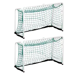 Innebandym&#229;l 90x60 cm set 2 st. Ihopf&#228;llbara med n&#228;t