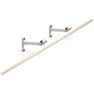 Balettst&#229;ng med v&#228;ggf&#228;ste 40 mm | l&#228;ngd 200 cm | rund profil